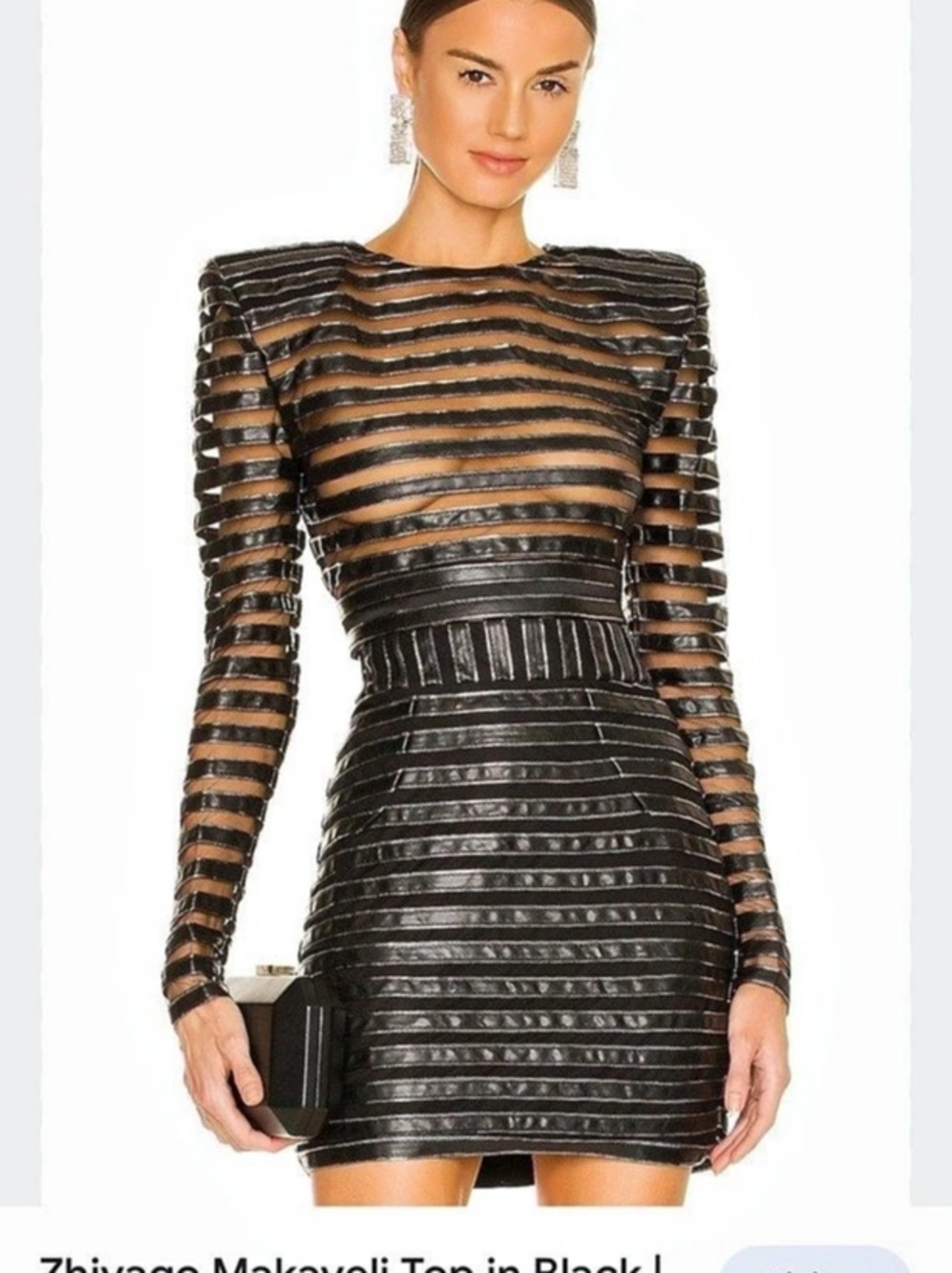 Zhivago Makelavi Top Black REVOLVE NWT